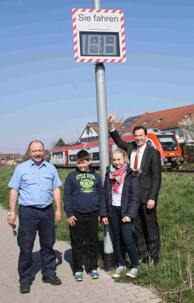 Geschwindigkeitsanzeiger