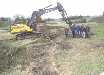 Renaturierung des Werniggraben in vollem Gange
