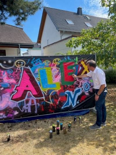 Workshop mit dem neuen Verein FreiluftkunstMainSpeart