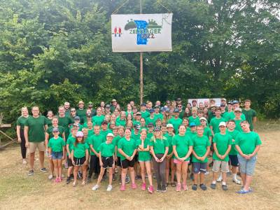 Besuch im Zeltlager der Pfarrei St. Nikolaus