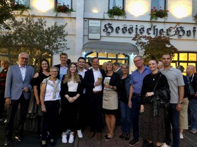 Familienbild nach der Brgermeisterwahl