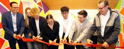 Erffnung des Hainburger Jugendraums gemeinsam mit dem Jugendbeirat. Foto: Axel Hampe