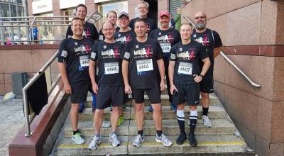 Mit dem Team der Gemeinde Hainburg beim JP Morgan Firmenlauf 2016 #luftbeiuns