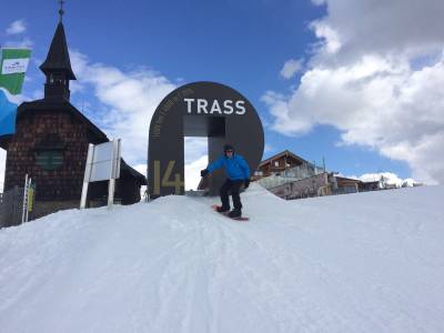 Snowboardfahren 2016 Schmittenhhe