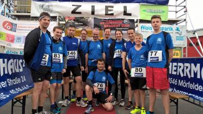 1. Lauf zum Deutschen Feuerwehr Lauf Cup  mit dem starken Team der Freiwilligen Feuerwehr Hainstadt 