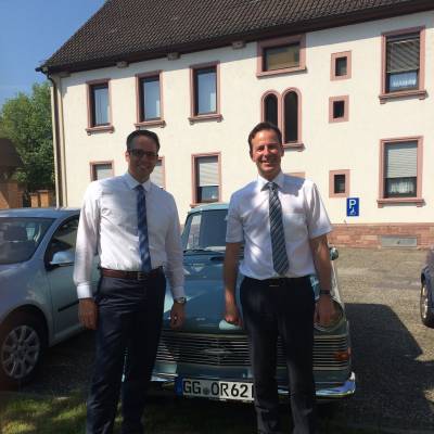 Erster Arbeitstag von Christian Spahn als neuer Erster Beigeordneter