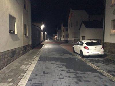 Josefstrae nach der Neugestaltung mit moderner LED Beleuchtung