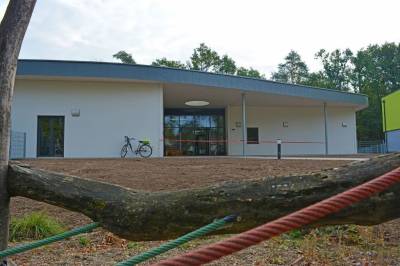 Auenansicht des Neuen Gebudes an der Kita am Kiefernhain