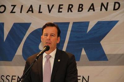 Ansprache zum 70 - jhrigen Jubilum des VdK Hainstadt; Foto: Schneider, VdK