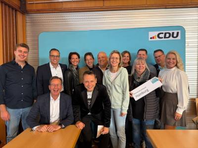 Deligierte der CDU Hainburg beim Kreisparteitag in Mainhausen 