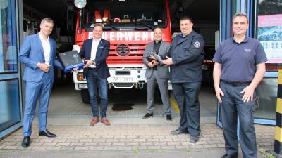 Gewerbe - Eine neue Wärmebildkamera für die Feuerwehr Hainburg. Vielen Dank an die SV Sparkassenversicherung