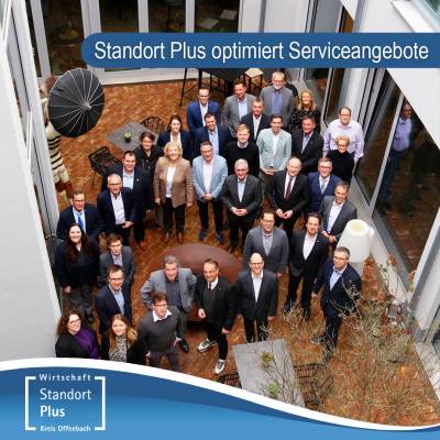 Standort Plus ist eine Kooperation aus 
der Wirtschaftsfrderung des Kreises, den Wirtschaftsfrderungen der 13 Stdte und Gemeinden, der IHK Offenbach am Main und
der Kreishandwerkerschaft Stadt und Kreis Offenbach. Wir arbeiten eng zusammen, um die lokale Wirtschaft voranzubringen und den Kreis als Standort zu strken.